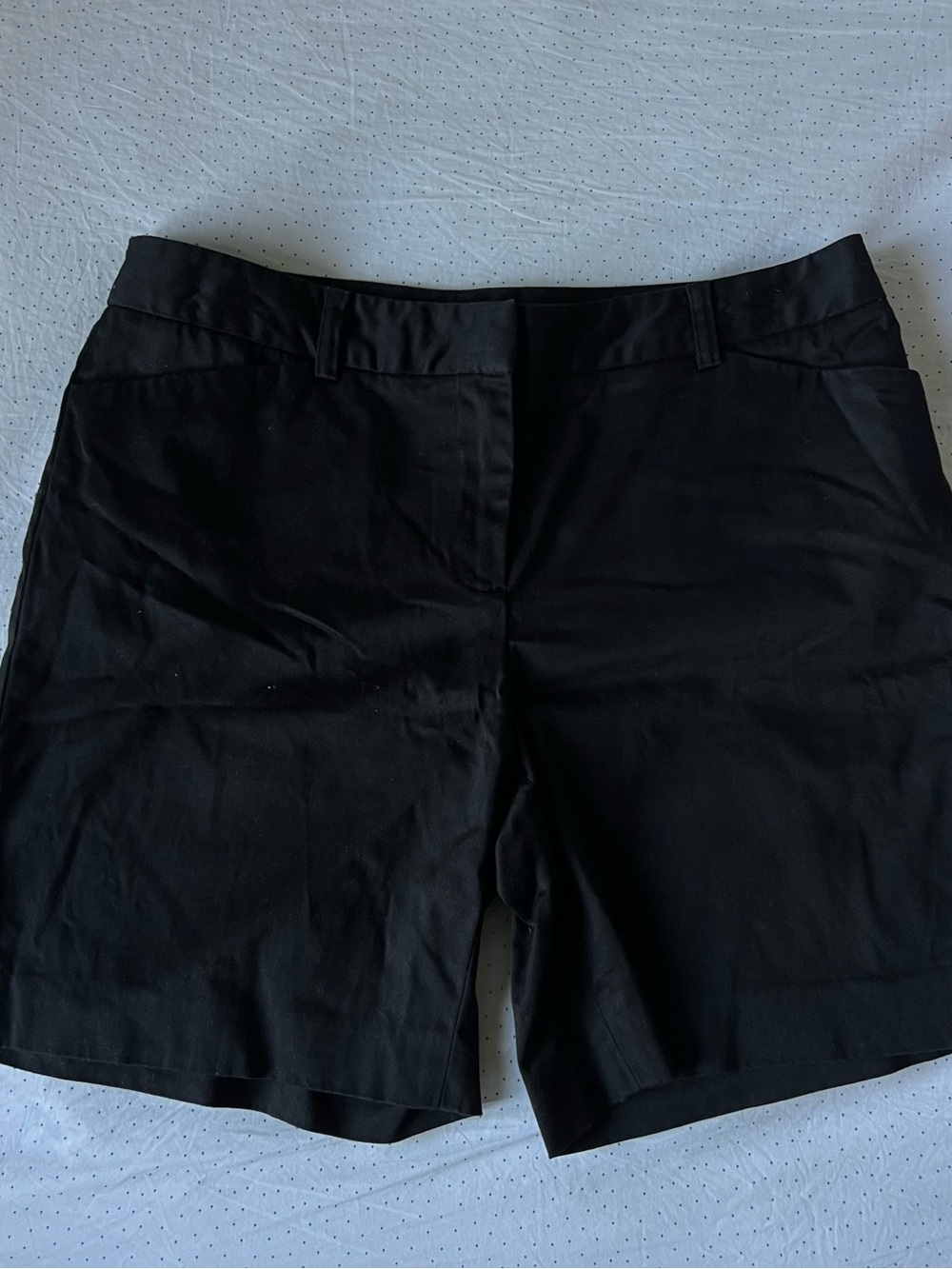 Jones New York Black High-Waist Tailored Shorts
